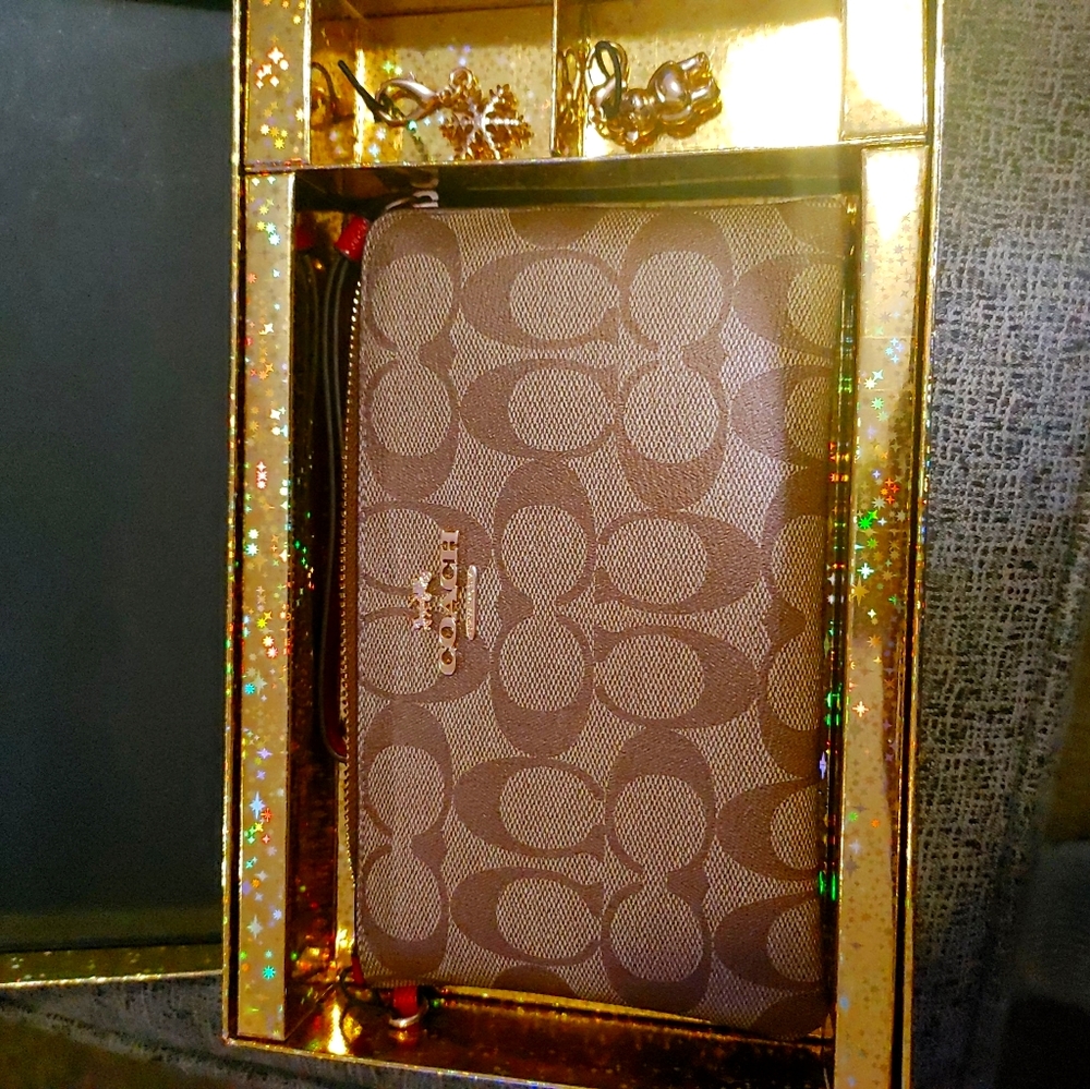 Authentic coach wallet